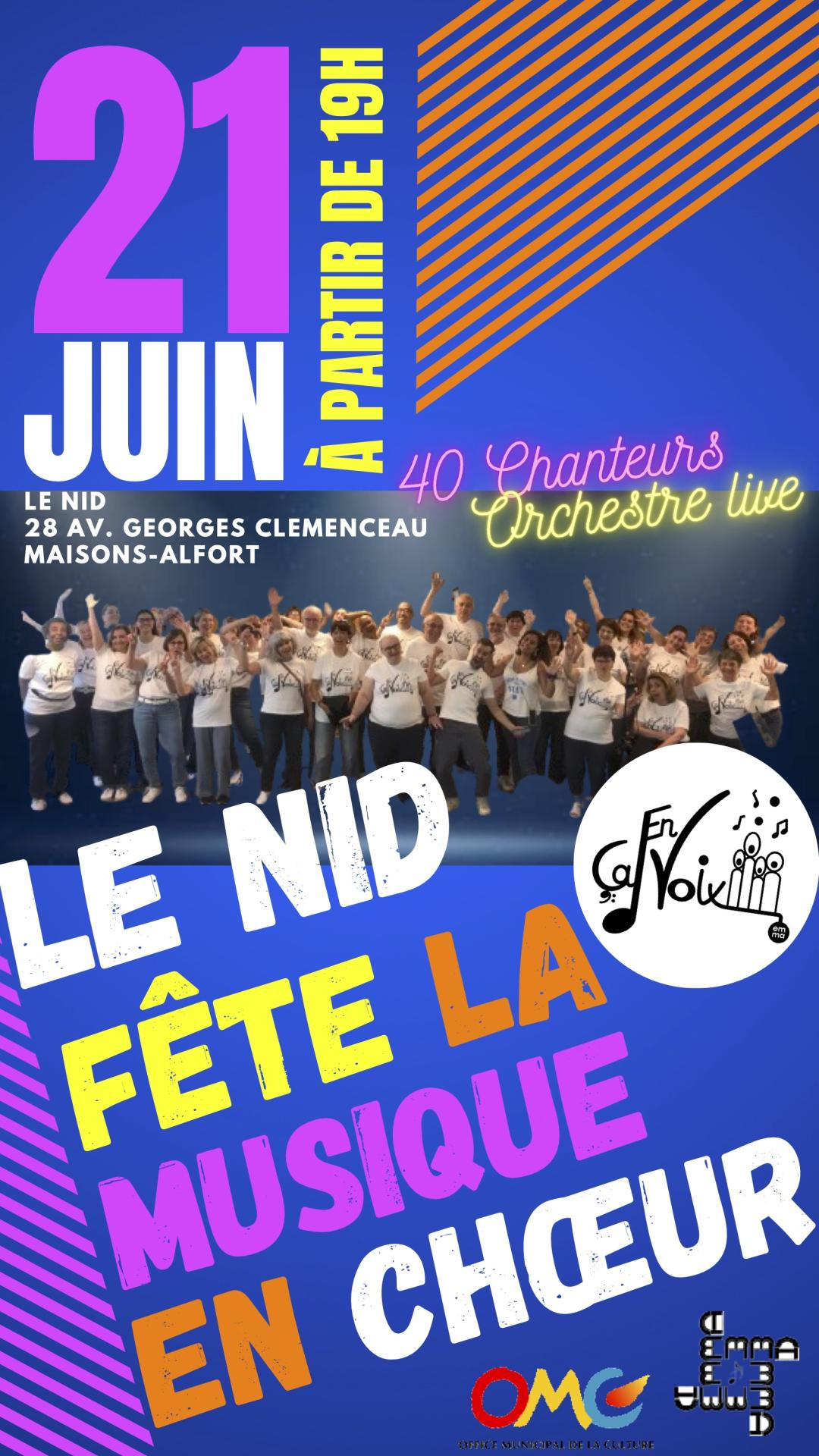 Affiche fe te de la musique